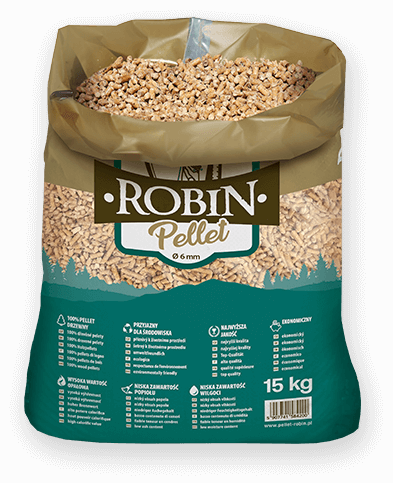 worek pelletu opałowego Robin do kupienia w Pilicy lub sklepie internetowym